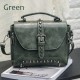 Bag - Vintage Leather Bags Rivet Handbags
