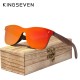Sunglasses - Fashion Polarized Handmade Walnut Wood Mirror Lens Brand Design Colorful Sunglasses