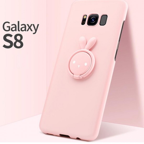Phone Accessories - Cute Rabbit Magnetic Ring Stand Case For Samsung Galaxy S9 S8 Plus Note 8 9