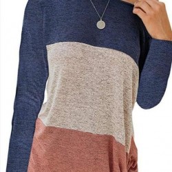 Long Sleeve Autumn Winter Hit Color Women T Shirt