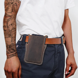Men's Running Bag Skin Cell Phone Pocket