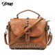 Bag - Vintage Leather Bags Rivet Handbags