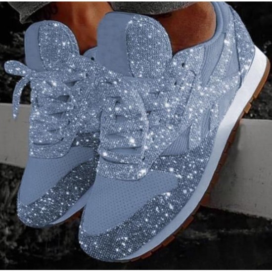 Women's Mesh Pink Lace Up Light Women's Casual Shoes