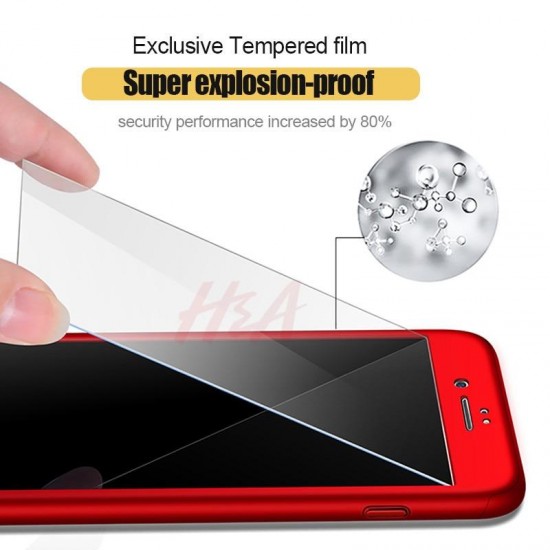 Phone Case - Luxury 360 Full Cover Protection Phone Case For iPhone XS/XR/XS Max 8/7 Plus