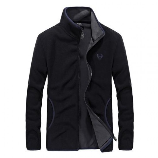 New Men’s Soft Shell Fleece Hoodies Coats