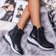 Women's Comfortable High Top Platform Zipper Shoes
