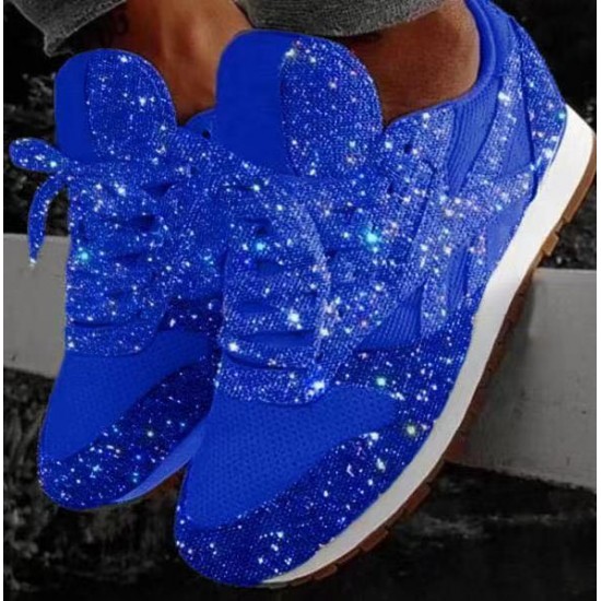 Women's Mesh Pink Lace Up Light Women's Casual Shoes