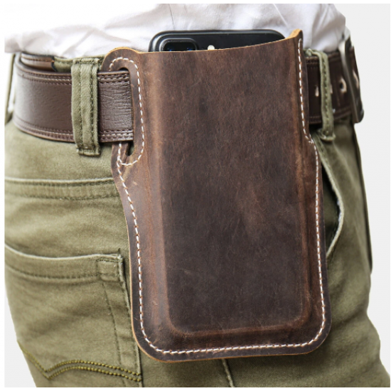 Men's Running Bag Skin Cell Phone Pocket