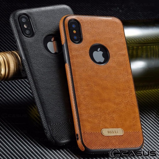 Phone Case - Pu Leather Ultra Thin Back Case Cover for iPhone X XS Max XR