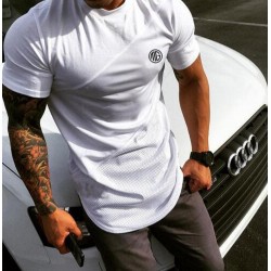 Men's Bodybuilding Short Sleeve Fitness T-shirt