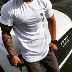 Men's Bodybuilding Short Sleeve Fitness T-shirt