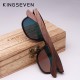 Sunglasses - Fashion Polarized Handmade Walnut Wood Mirror Lens Brand Design Colorful Sunglasses