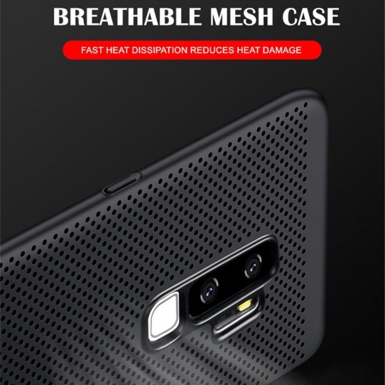 Phone Case - Luxury Ultra Slim Grid Heat Dissipate Shockproof Case For Samsung S8 S9 Plus Note 8 9 s10 plus