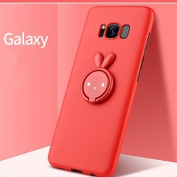 Phone Accessories - Cute Rabbit Magnetic Ring Stand Case For Samsung Galaxy S9 S8 Plus Note 8 9
