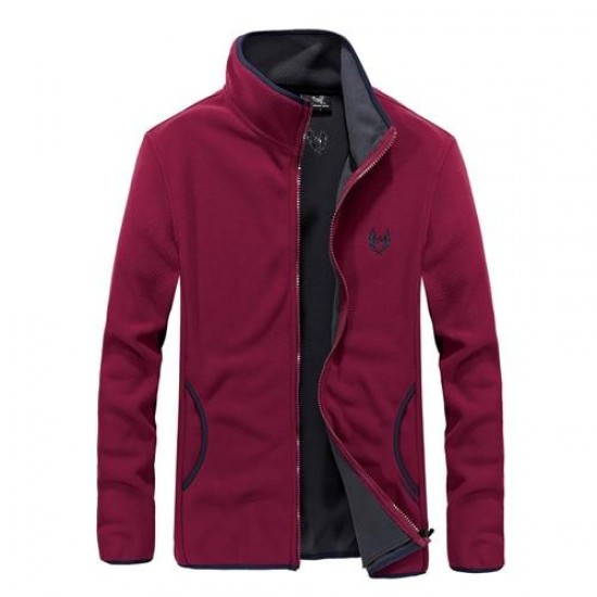New Men’s Soft Shell Fleece Hoodies Coats